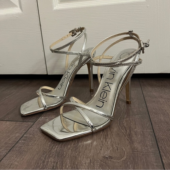 Calvin Klein women’s Tegin Strappy dress high heel sandals - Picture 6 of 9